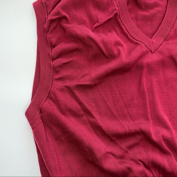 DUCK & HYDE Red Sweater Vest Size XXL - Picture 4 of 7
